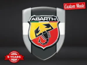 Fiat Abarth Silikonsticker Hochwertig Professionell Z Anpassbar